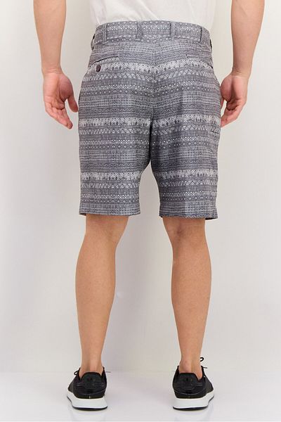 Vintage 1946 Men Sportswear Fit Printed Golf Shorts, Grey