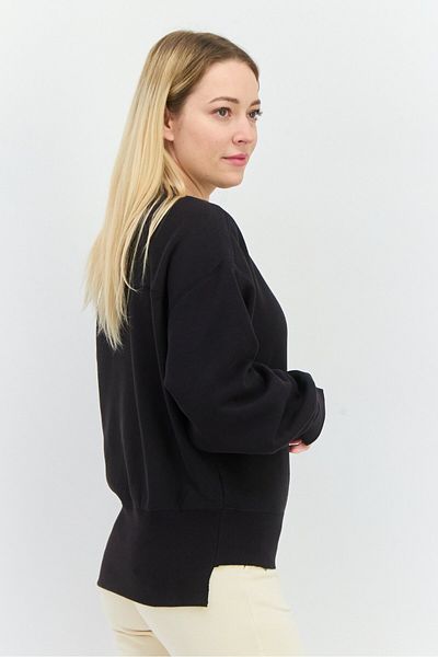 Champion Women Sportswear Fit Long Sleeves Outdoor Sweatshirt, Black