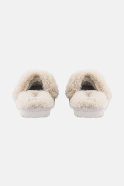 Michael Kors Women Medium Scarlett Slip On Slippers, Grey