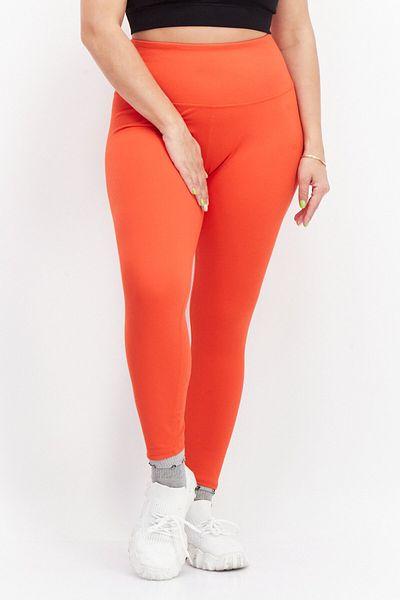 Eddie Bauer Women Plain Pull On Leggings, Red