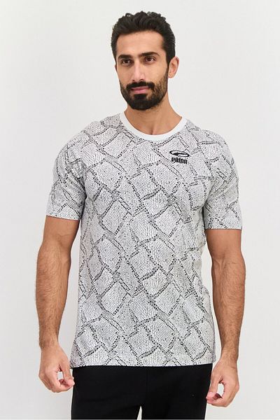 Puma Men Sportswear Fit Short Sleeves Outdoor T-shirt, White