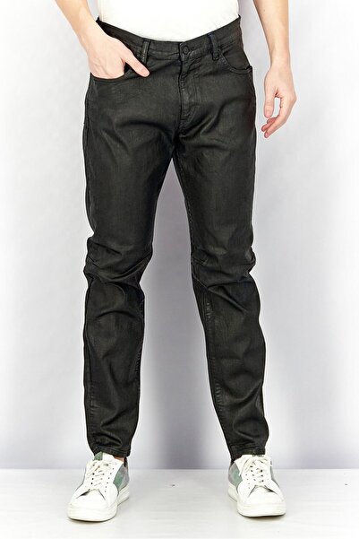 Diesel Men Slim Fit Solid Stretchable Jeans, Black