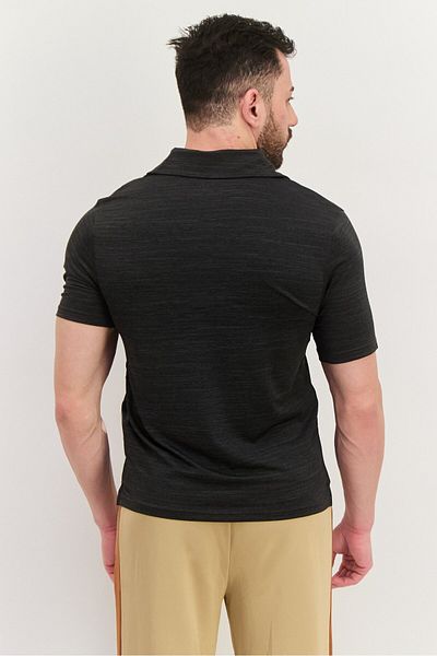 SKECHERS Men Sportswear Fit Outdoor Polo Shirt, Black