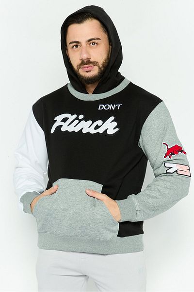 Puma Men Sportswear Fit Long Sleeve Outdoor Hooded Sweatshirt, Black