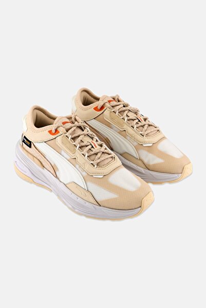 Puma حذاء رياضي للتدريب برباط للأولاد من كيدز بوي إكستينت نيترو آي إل، لون بيج