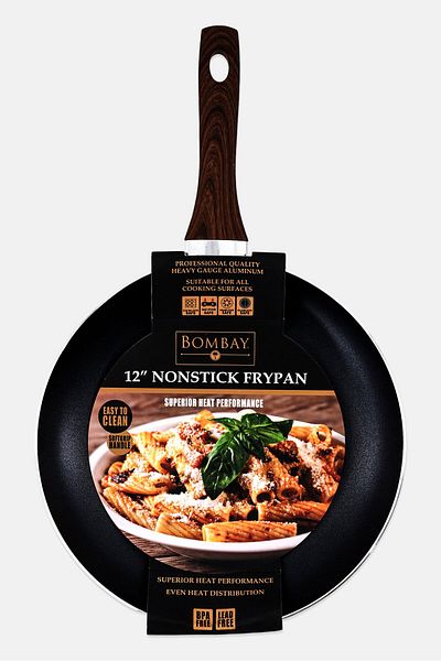 Bombay Non Stick Fry Pan 12cm, Black