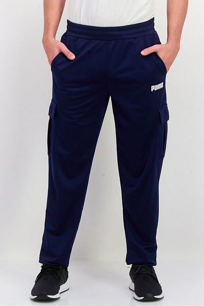 Puma Men Sportswear Fit Drawstring Training Pants, Navy