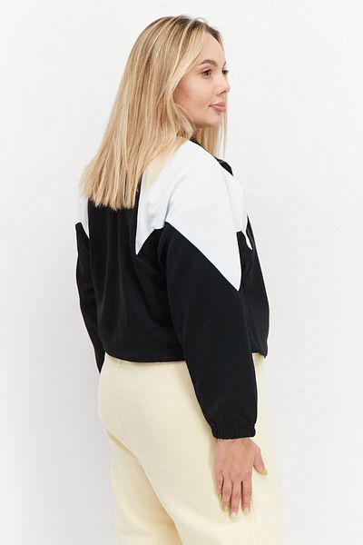 adidas Women Sportswear Fit Long Sleeve Outdoor Sweatshirts, Black