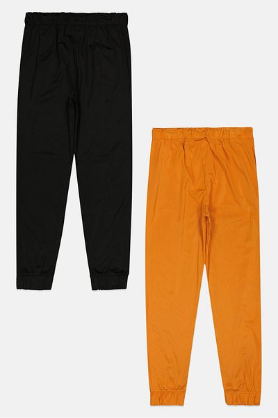 Body Glove Kids Boy 2 Pieces Brand Logo Jogger Pants, Black
