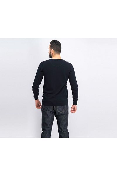 Hackett Men V-neck Sweater, Black