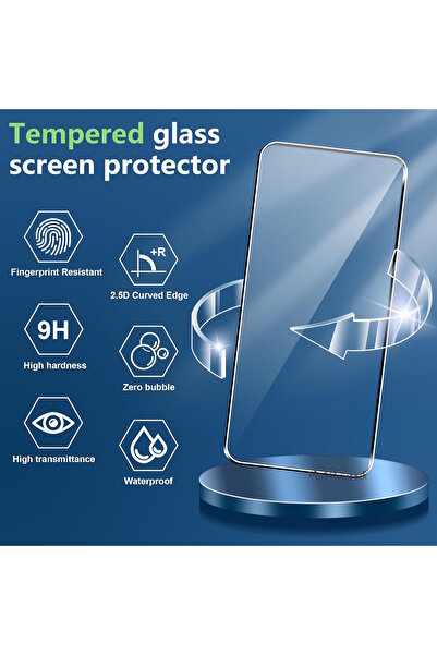 m.tk moveteck Redmi Note 14 Compatible Screen Protector 9H Tempered Glass Transparent Pacific Unbreakable Screen Glass