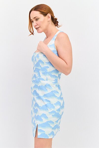 Labelrail x Franceska Perks Women Allover Print Mini Dress, Multicolor