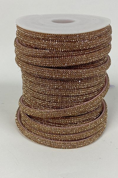 Hayalperest boncuk Rose Color Stretchy Shiny Stone Felt Grounded Strip Sconce