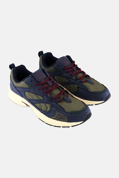 RBX Men Lace Up Running Shoes, Navy