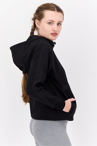 Puma Women Sportswear Fit Long Sleeves Outdoor Hoodie, Black