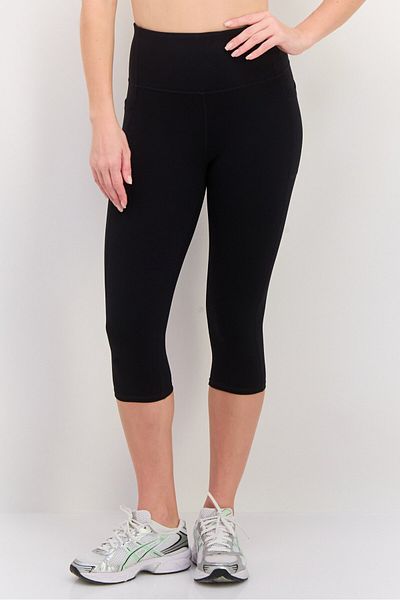 SKECHERS Women Sportswear Fit Training Capri Tights, Black