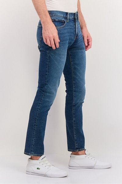 GAP Men Straight Fit Wash Stretchable Denim, Blue