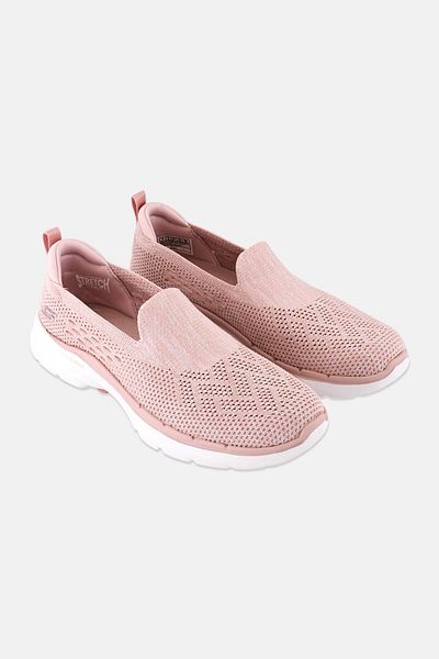 SKECHERS Women Go Walk 6-valerie Slip On Walking Shoes, Pink