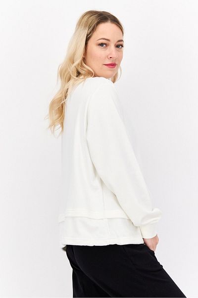 SKECHERS Women Sportswear Fit Training Sweatshirt, White