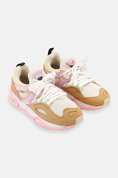 Puma Kids Girl Trc Blaze The Triangle Lace Up Outdoor Shoes, Beige