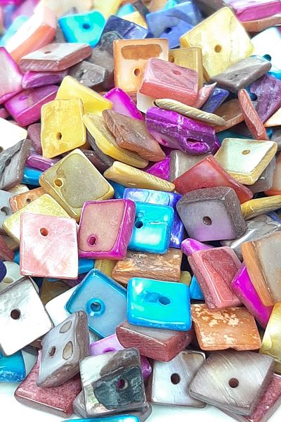 Hayalperest boncuk Colorful Mother of Pearl Model Seashell
