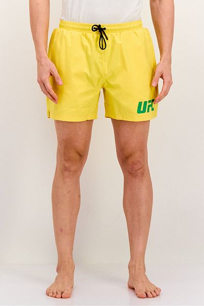 UFC Men Brand Logo Board Short, Yellow