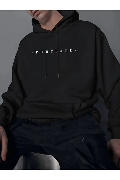 Pink Sky Φούτερ με στάμπα PORTLAND