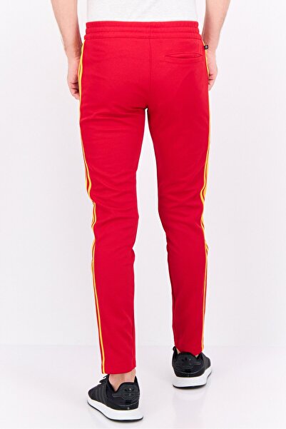 adidas Men Slim Fit Training Sweatpants, Red