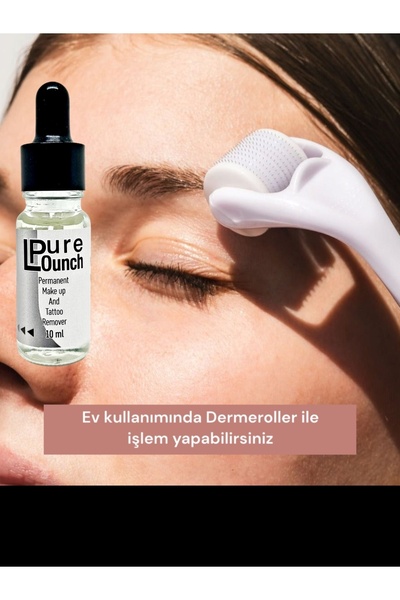 Purlounch Organik Kalıcı Makyaj Kaş Silme Ve Dövme Silme Solüsyonu 10 ml