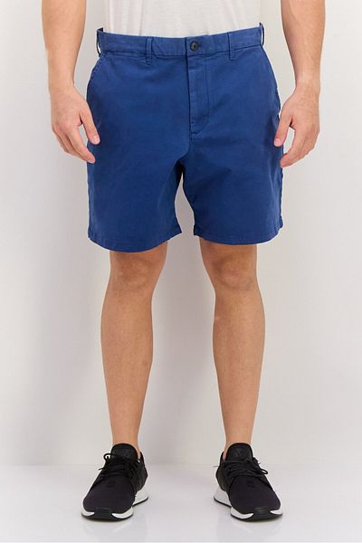 GAP Men Plain 8 Inches Basic Shorts, Blue