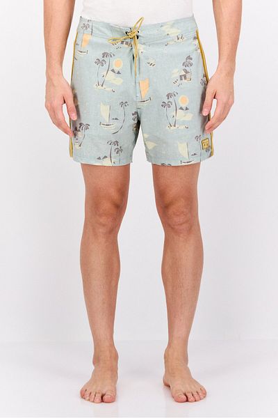 Hurley Men All Over Print Board Short, Turquoise