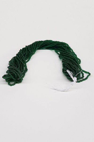 Hayalperest boncuk Transparent Dark Green String Sand Beads