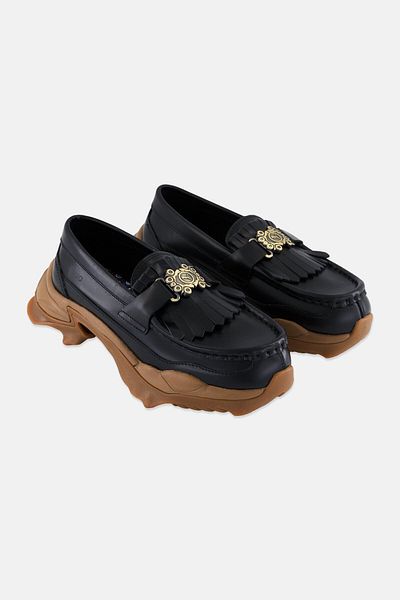 Puma Kids Boy Nitefox Slip On Outdoor Shoes, Black