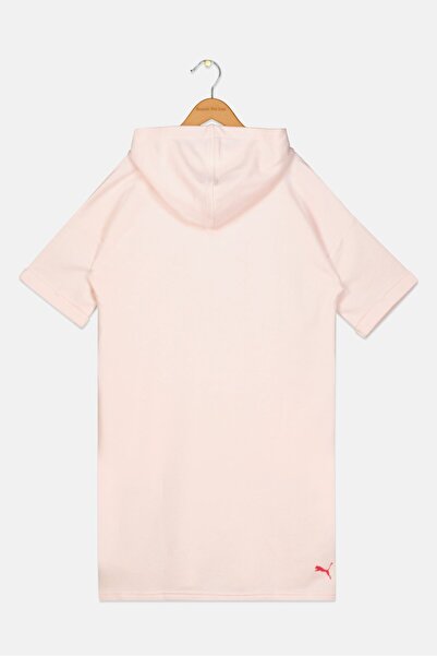 Puma Kids Girl Sportswear Fit Long Sleeve Training Dress, Light Pink Combo