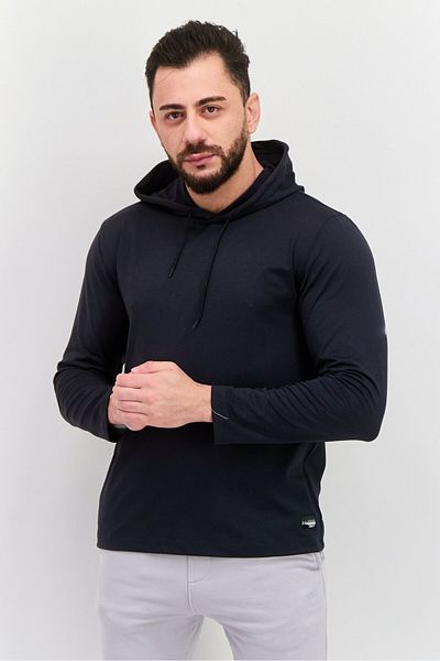 Hurley Men Sportswear Fit Long Sleeves Outdoor Hoodies, Black