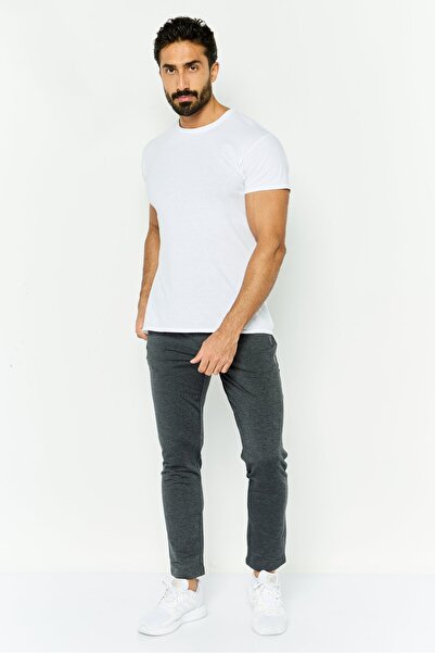 SKECHERS Men Sportswear Fit Training Sweatpants, Dark Grey