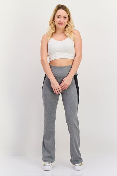 Nine West Women Sportswear Fit Heather Training Sweatpants, Grey