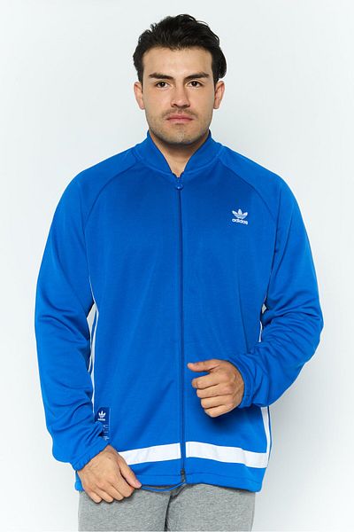 adidas Men Sportswear Fit Long Sleeve Training Sweatshirts, Blue