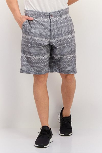 Vintage 1946 Men Sportswear Fit Printed Golf Shorts, Grey