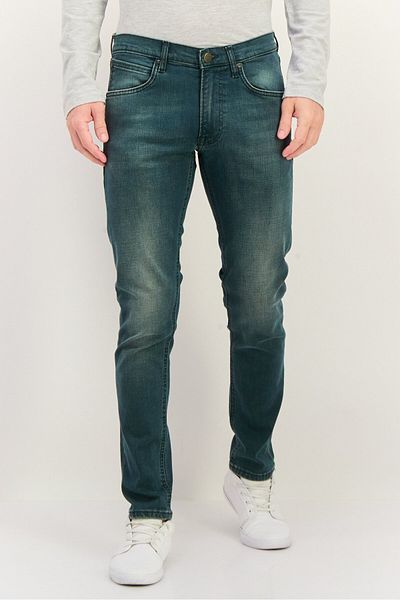 Riders by Lee Men Slim Fit Washed Stretchable Tapered Jeans, Washed Blue