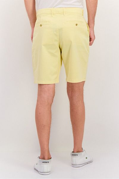 GAP Men Solid Chino Shorts, Light Yellow