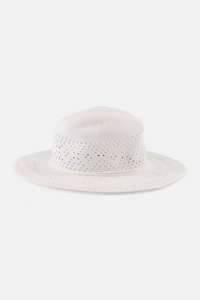 Alexis Bendel Women Textured Panama Hat, Off White