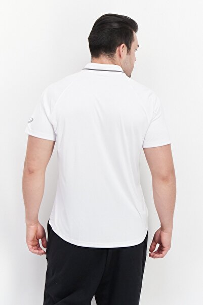 Asics Men Sportswear Fit Short Sleeve Training Polo Shirt, White