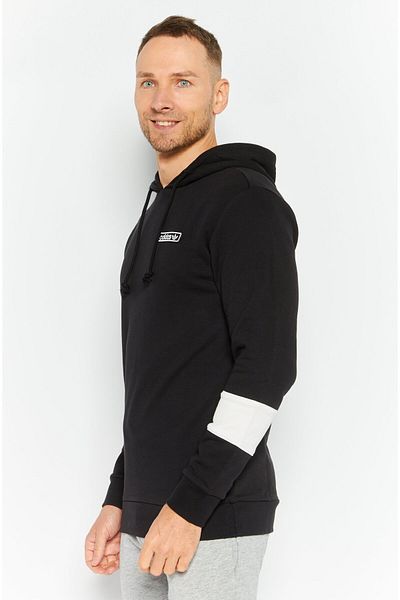 adidas Men Sportswear Fit Long Sleeves Outdoor Hoodie, Black