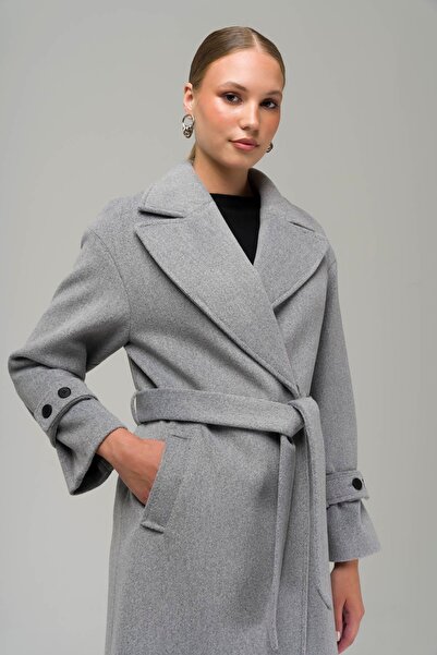 Olcay Oversize kabát s nízkým rukávem se zapínáním na patentky A.GRAY 3933