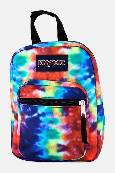 Jansport Men Tie Dye Wash Bag 25 H x 18 L x 12 W cm, Red Combo
