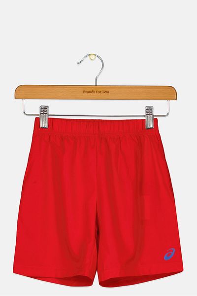 Asics Kids Boy Sportswear Fit Training Short, Red