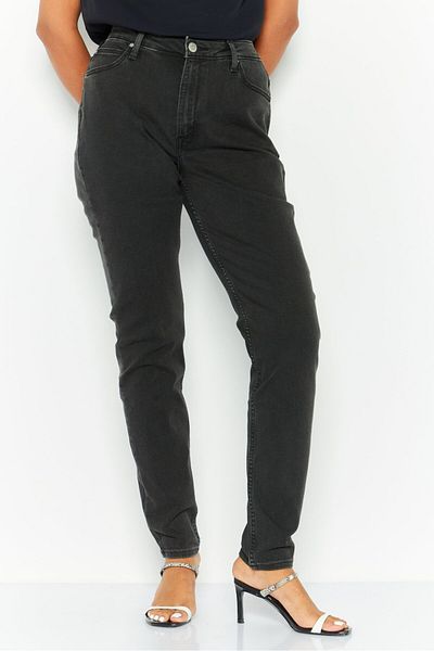 Lee Women Plus Size Washed Skinny Jeans, Black