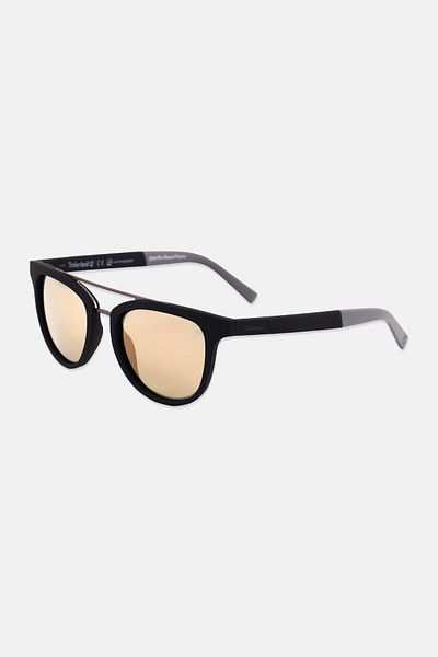 Timberland Men Tb9130 Aviator Sunglasses, Black