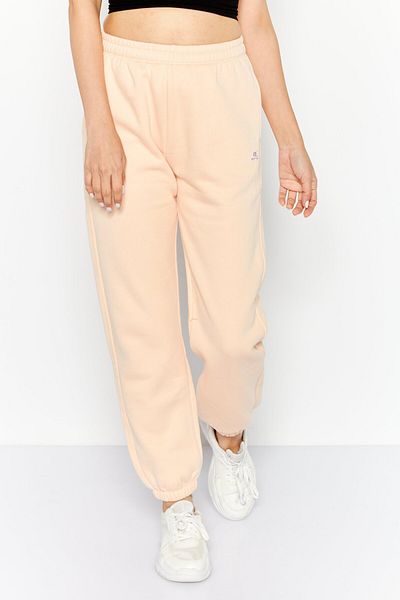 Champion Women Sportswear Fit Brand Logo Training Sweatpants, Peach